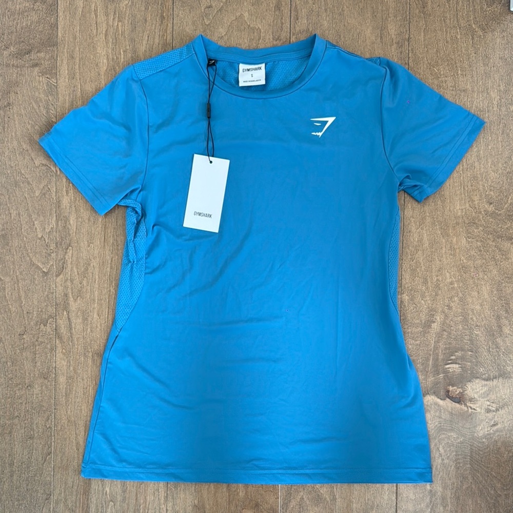 Gymshark Luna Blue Training Tee Short Sleeve